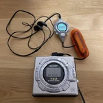 Sharp MD-MS722-S Portable Minidisc Player/recorder Silver Mdlp. Fixed Price $154.67.