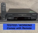 Goldstar GVR-C235 Vcr With Remote / Tested Working Very Clean Vhs Player. Fixed Price $54.99.