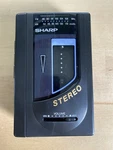 Vintage Sharp Am Fm Stereo Cassette Player Model JC-140 Bk Tested Works. Fixed Price $24.99.