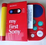 Vintage 1980'S My First Sony Cassette Player TPM-8000 W/ Little Mermaid. Fixed Price $49.00.