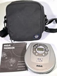 Vtg 1999 Rca Portable Compact Discman Cd Player RP-2365A W/manual & Case Y2K. Fixed Price $24.95.
