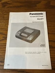 Vtg Original Panasonic Portable Dcc Player RQ-DP7 Operating Instructions Manual. Fixed Price $24.99.