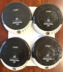 Lot Of 4 Coby CX-CD329 Portable Players Tested & Working. Fixed Price $65.00.