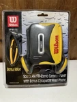 Wilson Sports Am/fm-stereo Cassette Player With Bonus Collapsible Head Phone New. Fixed Price $65.00.