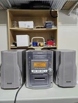Panasonic SA-PM11 Stereo System 5 Disc Cd Changer Cassette Radio Remote Speakers. Fixed Price $149.99.