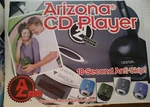 Arizona Cd Player Compact Poratable Purple 10 Sec. Anti Skip Slim 3" Vintage. Fixed Price $29.95.