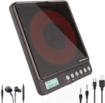Cd Player Portable, Monodeal Rechargeable With Dark Brown. Fixed Price $81.83.