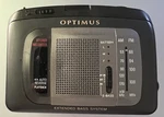 Vintage Optimus Am/fm Cassette Player Recorder SCR-96 Untested. Fixed Price $10.00.