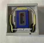 Heyday Cassette Player Blue Retro Walkman W/ Headphones New Target Nib. Fixed Price $25.00.