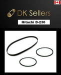 Replacement Belts For Hitachi D-230 Cassette Deck Player. Fixed Price $10.88.