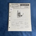 Sanyo G95 Mini Am/fm Stereo Radio Cassette Service Manual. Fixed Price $13.00.
